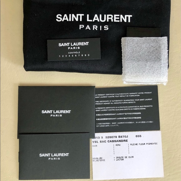 SOLD Authentic YSL Saint Laurent Cassandre Clutch - Picture 2 of 8